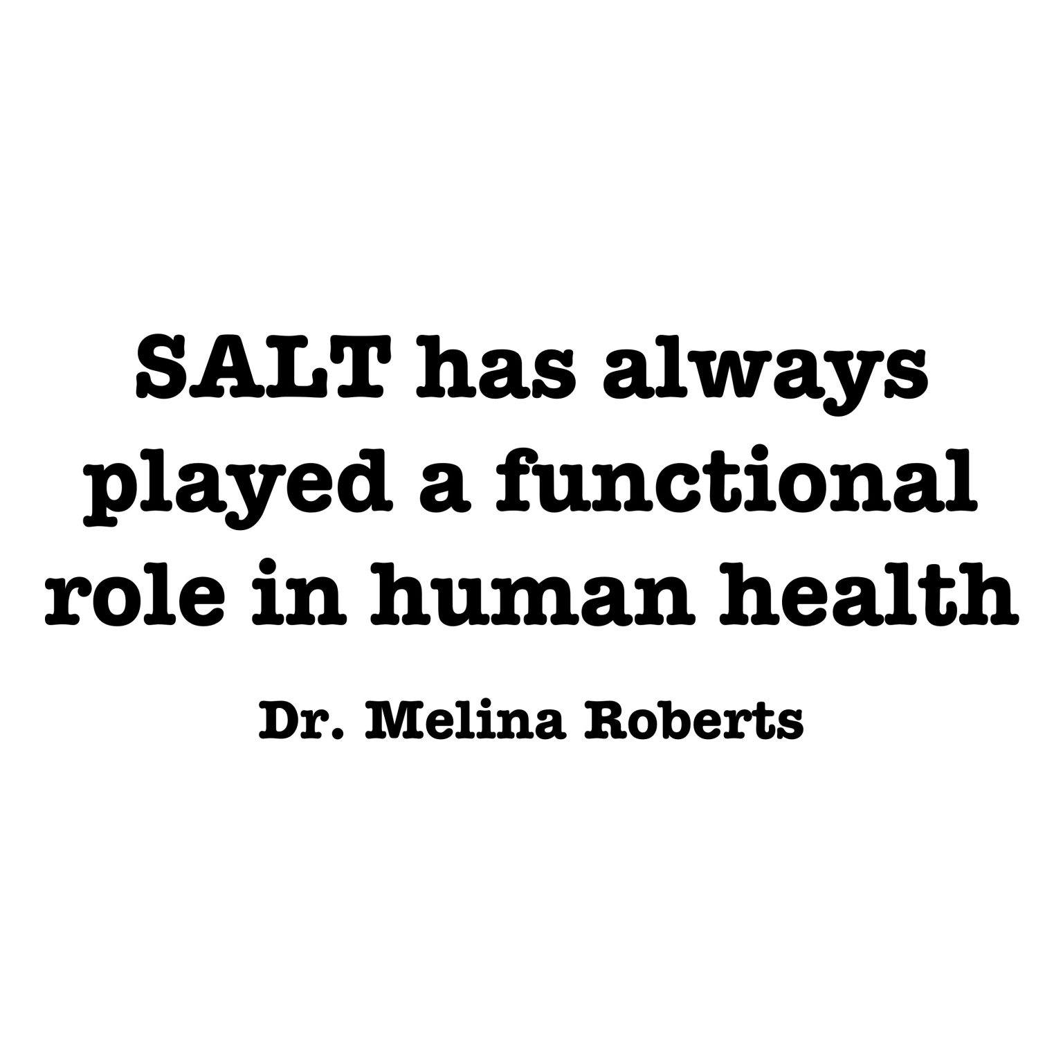 Do we need SALT Advanced Naturopathic